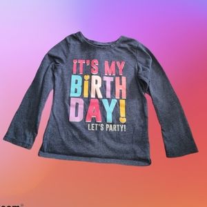 "It's My Birthday" long-sleeve tee